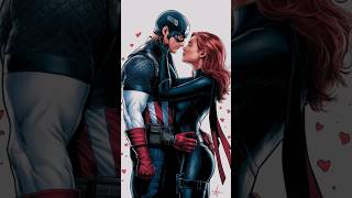 Captain America X Black widow 😍 Avengers Relationship avengers blackwidow marvel captainamerica [upl. by Valentino364]