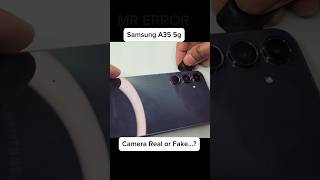 Samsung A35 5g camera are real or fake 😂 [upl. by Siramaj]