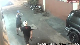 CCTV captures shooting incident in Malabon [upl. by Notreve639]