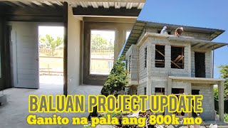 Two Storey House Design  Baluan Project  Ganito Na Pala Ang 800K Mo [upl. by Dlopoel]