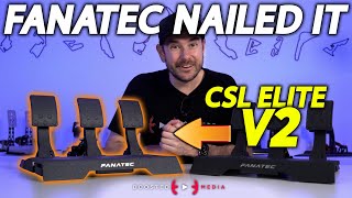 NAILED IT  NEW Fanatec CSL Elite Pedals V2 Review [upl. by Gnex989]