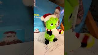 Pickleball Playing Pickle Holiday Animated Plush Home Depot 2024 themeparkmaddy christmas [upl. by Retse]