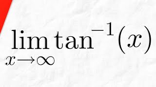 Limit of arctanx as x approaches Infinity  Calculus 1 Exercises [upl. by Aserat]