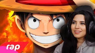 NÃO OTAKU REAGINDO ao RAP DO LUFFY One Piece  CHAPÉU DE PALHA  7 MINUTOZ [upl. by Eliam]