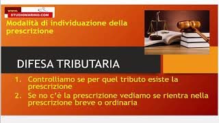 Decadenza e prescrizione prima parte la prescrizione [upl. by Mikihisa]