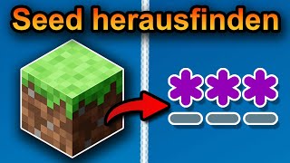 Minecraft Seed herausfinden 2024 schnell amp einfach [upl. by Meave]