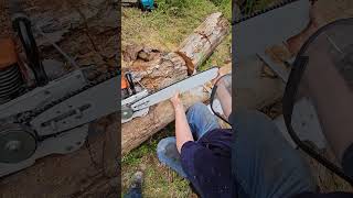 070 Chainsaw bar and chain installation [upl. by Bushore]