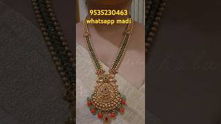 One gram gold lang necklace only whatspp [upl. by Eirrak844]