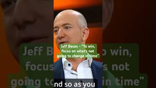 Jeff Bezos  “to win focus on what will not change” ai tech business [upl. by Rather789]