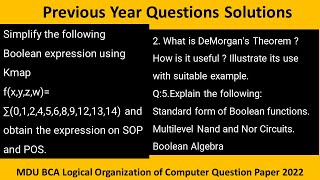 What is Demorgans Multilevel Nand and Nor Circuits  Boolean Algebra  One bit extra [upl. by Zulema]