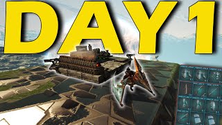 SOLO Claiming A Unraidable Cave Location Day 1  Ark PvP [upl. by Jael]