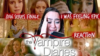 The Vampire Diaries 8x16 quotI Was Feeling Epicquot SERIES FINALE REACTION [upl. by Clough787]