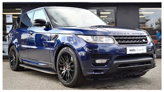 Loire Blue Range Rover Sport 30 SDV6 Autobiography Dynamic [upl. by Ahsikat]