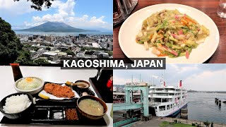 Solo Travel in Kagoshima Japan  Active Volcano  Juicy Tonkatsu [upl. by Hernandez]