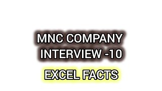 MNC COMPANY INTERVIEW 10 [upl. by Gottlieb582]