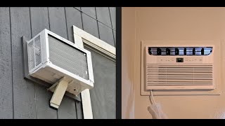 how to install through wall ac unit [upl. by Kellina]