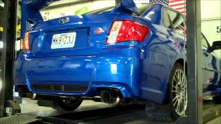 Subaru WRX STi stock vs N1 vs Q300 exhaust [upl. by Erdnaxela9]