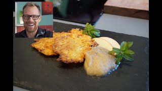 How to make  Rhineland Potato Fritters  German Recipes  Episode 8 [upl. by Olra]