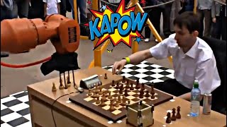 Robot tries to Sucker Punch Chess Player [upl. by Clair]