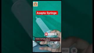 Asepto Syringe  surgicalinstruments orthopedics experiment viral urologysurgery [upl. by Ynaffik]