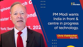 PM Modi wants India in front amp centre in progress of technology Chris Viehbacher Biogen CEO [upl. by Augustus]