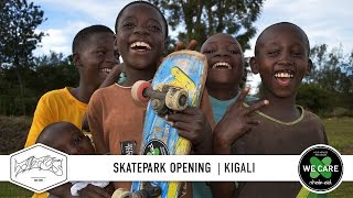 Skatepark Opening Kigali Ruanda  skateaid [upl. by Lanctot]