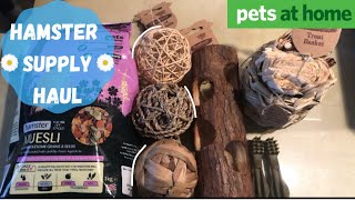 Pets At Home hamster haul [upl. by Eslek]