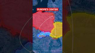 Mapping The Center of Europe is HARD 🔥shorts facts maps europe russia estonia geography map [upl. by Arreic]