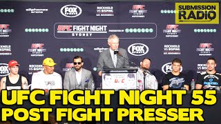 UFC Fight Night Rockhold vs Bisping Post Fight Press Conference [upl. by Ainig243]