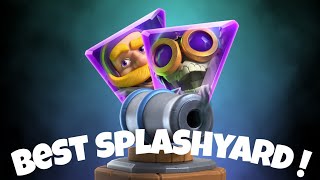 New best Splashyard deck   Clash Royale [upl. by Burdett]