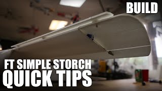 Flite Test  FT Simple Storch Build  Quick Tips [upl. by Emya]