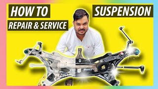 Any Car Suspension Repair amp Service  Opening Cleaning Reparing lubricating amp Fitting Sajan Lal [upl. by Ahseiat]