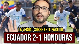 HONDURAS VS ECUADOR  ESTÁDISTICA ALARMANTE [upl. by Ahseined642]