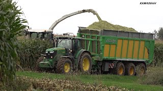 Mais 2019  JF Hensen  Claas Jaguar 960  John Deere 7730 6R 6810  DJI 4K  Mais ernte  Corn [upl. by Nixon]