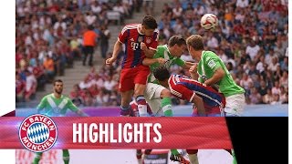 Highlights FC Bayern vs VfL Wolfsburg  Telekom Cup 2014 [upl. by Anerroc]