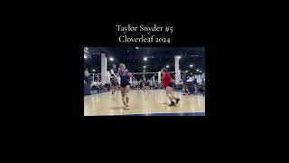 Taylor Snyder 5 Volleyball Cloverleaf 2024 [upl. by Henri577]