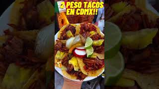 2 Peso Tacos En CDMX [upl. by Messing]