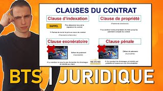 Révisions DROIT 10  Respecter les clauses dun contrat  AIDE BTS MUC  BTS MCO [upl. by Suez330]