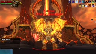 Baleroc 10 HC Buffed version  Feral Druid  Cataclysm Classic Firelands [upl. by Tessler]