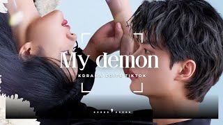 MY DEMON TIKTOK EDITS  Kdrama  On Netflix [upl. by Leahpar]