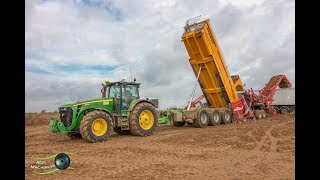 Arrachage de pomme de terre XXL  Fendt 1050 amp John deere 8330 [upl. by Ojaras460]