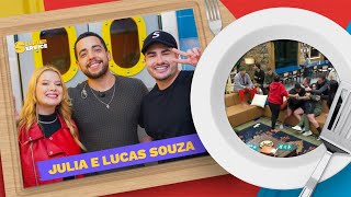 JULIA E LUCAS SOUZA COMENTAM TRETAS E DESISTÊNCIAS DE A FAZENDA 16 COM LUCAS SELFIE [upl. by Hanser]