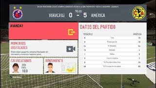 Liga Mx jornada 11 Segundo tiempo clubamerica fifa20 ligamx [upl. by Korella]