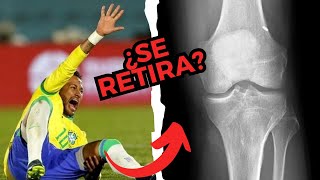 Neymar podría RETIRARSE por esta LESION [upl. by Ecnedac]