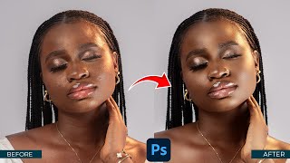 HighEnd Skin Retouching Made Easy Just 5 Minutes  Photoshop Tutorial [upl. by Aihsein]