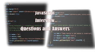 Top JavaScript Interview Questions amp Answers 2024  Part2 [upl. by Arhat807]