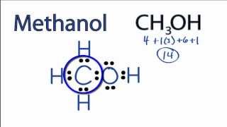 Methanol Lewis Structure How to Draw the Lewis Structure for Methanol [upl. by Bartley562]