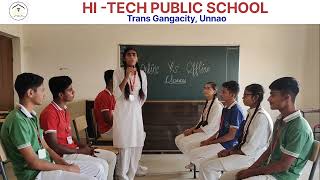 Debate  Online vs Offline Classes  Class 11 Students  HiTech Public School  Unnao [upl. by Keele]