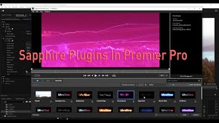 How To Use Boris Fx Sapphire Plugins In Premier Pro [upl. by Lyndel]