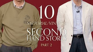 รวม quot10 ร้านมือสองquot EP2 สาย Sartorial amp Vintage ที่ผมซื้อใช้เองและอยากบอกต่อ l SIGNORE CLOSET [upl. by Elenaj]